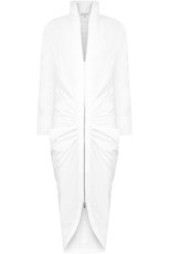 Alaia ZIPPED DRESS | WHITE